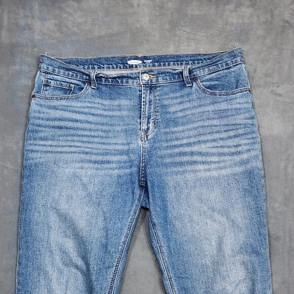 Old Navy Jeans Mid Rise Boyfriend Jeans Size 14 Relaxed - Picture 5 of 10